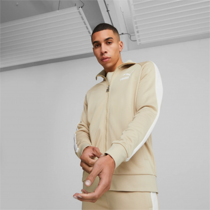 T7 ICONIC TRACK JACKET GRANOLA