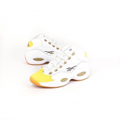 QUESTION MID WHITE/YELLOW