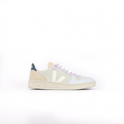 V-10 SUEDE JADE/WHITE MULTICO
