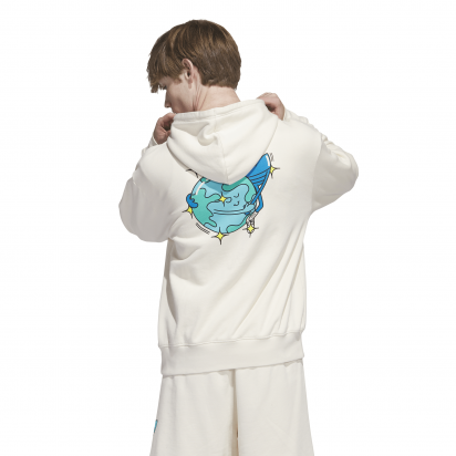 STACKED EARTH HOODIE NONDYE