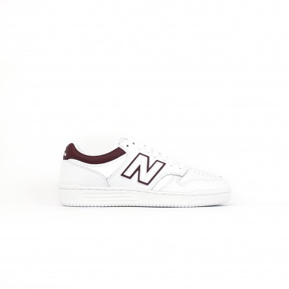 480LDB WHITE/BURGUNDY