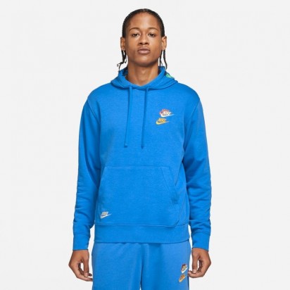HOODIE FTA MULTI LOGO ROYAL...