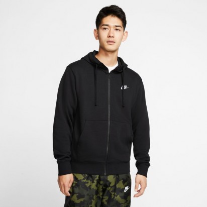 M NSW CLUB HOODIE ZIP BLACK