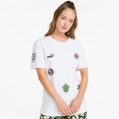 X LIBERTY BADGE TEE WHITE