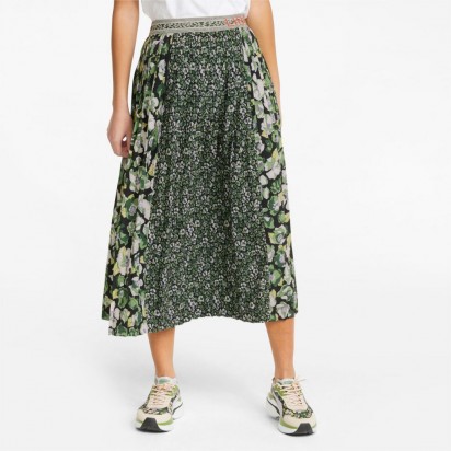 X LIBERTY LONG AOP PLISSEE...