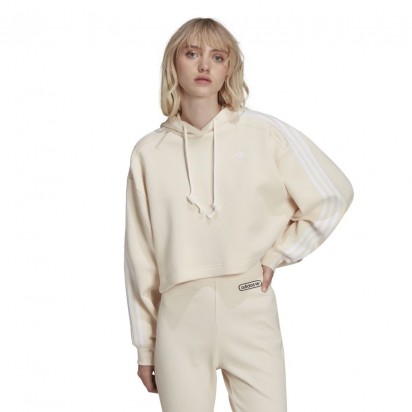 SHORT HOODIE CREAM