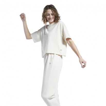 ND CROPPED TEE VANILLE
