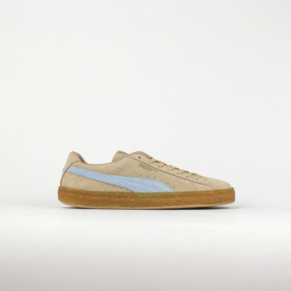 X MAISON KITSUNE SUEDE CREPE
