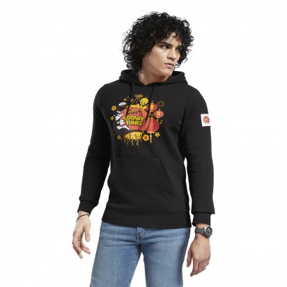 X LOONEY TUNES HOODIE BLACK