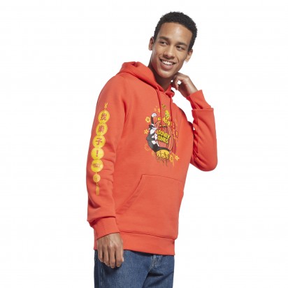 X LOONEY TUNES HOODIE RED