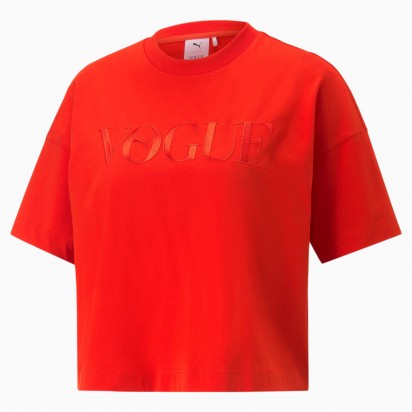 X VOGUE TEE RED