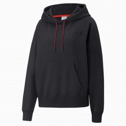 X VOGUE HOODIE BLACK