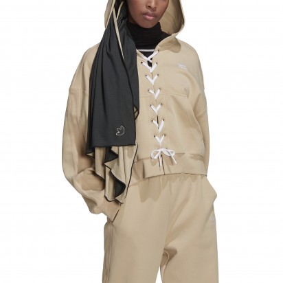 HOODIE A LACETS MAGIC BEIGE