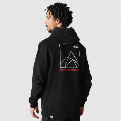 M COORDINATE HOODIE BLACK/RED