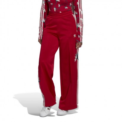 PANTALON BRODE ROUGE