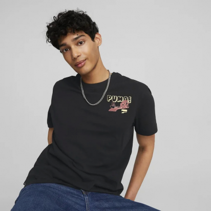 DOWNTOWN GRAPHIC TEE BLACK